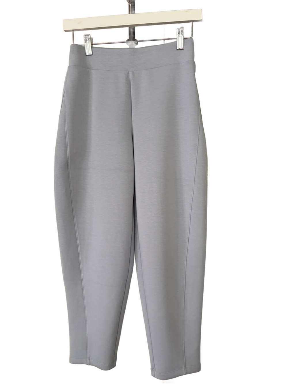 Spanx pant AirEssentials barrel leg in Himalayan blue.